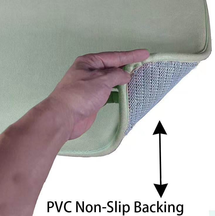 Amazon.co.jp: Madeals 低反発バスマットセット 4ピース トイレの蓋