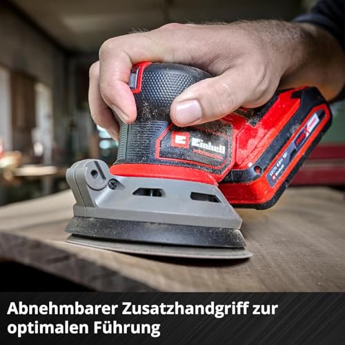 Einhell Professional Akku-Exzenterschleifer TP-RS 18/32 Li BL-Solo Power X-Change (18 V, Brushless, 3,2 mm Schwingkreis, 125 mm Schleifteller, inkl. Schleifpapier, ohne Akku)