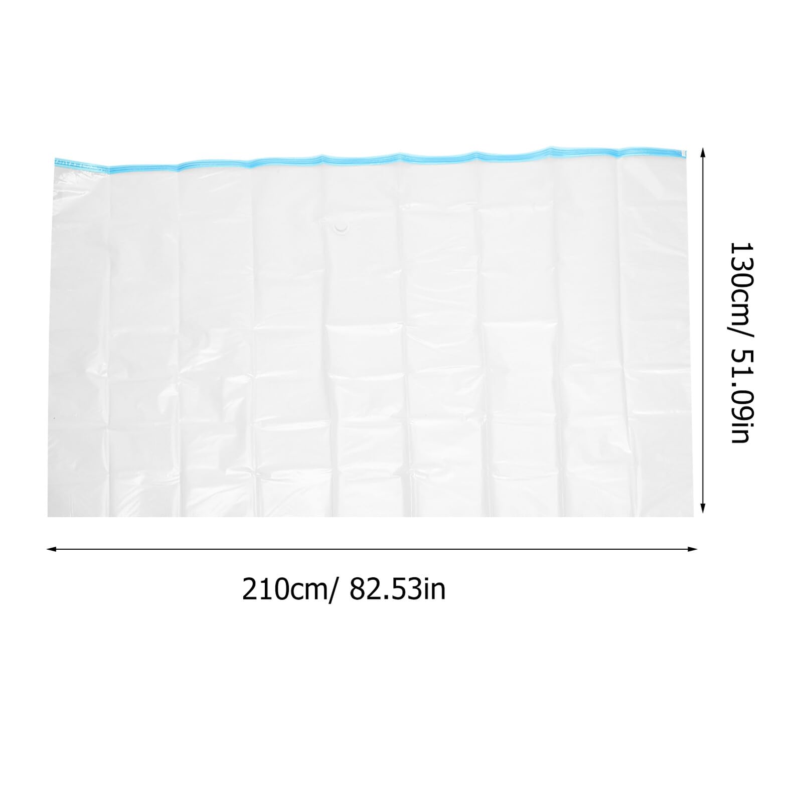 Gatuida Sacco Sottovuoto per Materassi Grandi 130x210 Cm, Sacchetto Salvaspazio Riutilizzabile Doppia Cerniera e Valvola Anti-perdita, Borsa Compressa per Traslochi e Colore Casuale