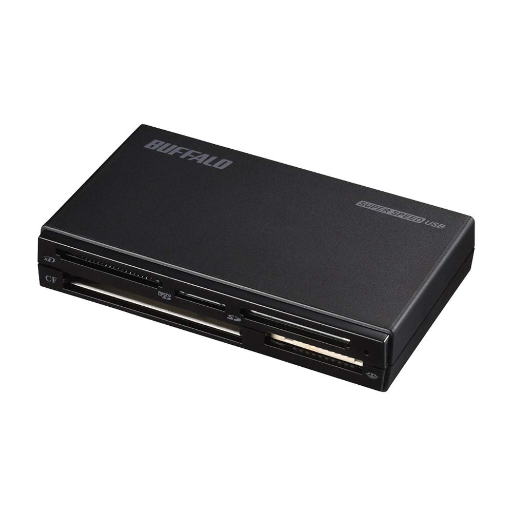 Buffalo Buffalo BSCR508U3BK Lecteur multi-cartes USB 3.0 haut de gamme Noir