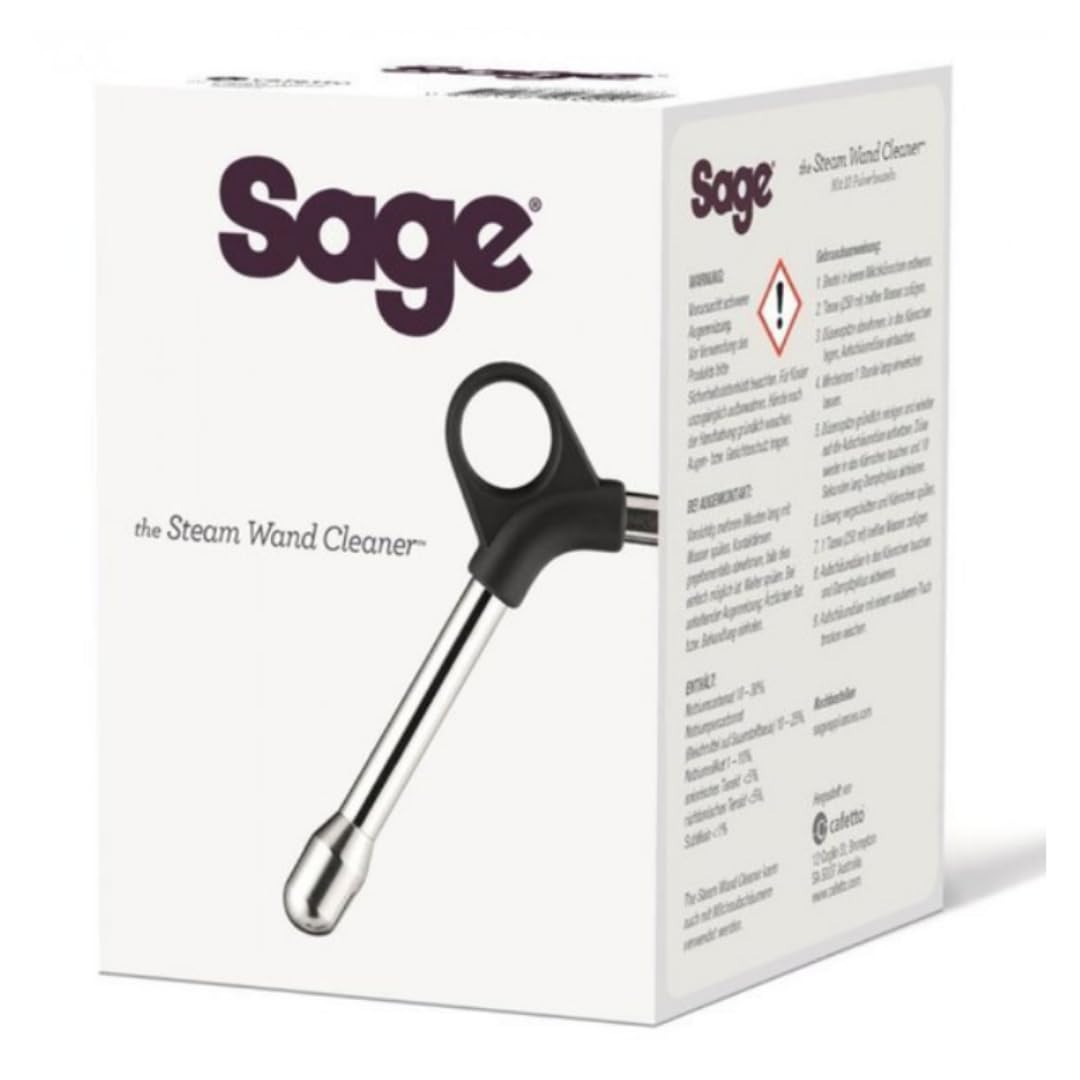 Sage - Steam Wand Cleaner for Sage Coffee Machine Milk Frothers, 10 Powder Sachets