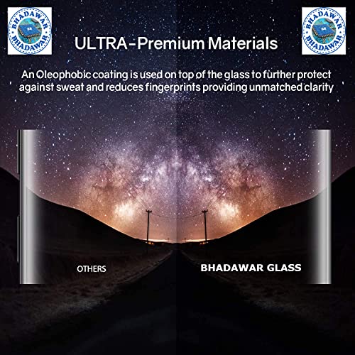 Image of {PACK OF 1 Tempered Glass Design for Oppo Reno 6 Pro Advanced Border Less Full Edge to Edge 3D Curved UV Screen Protector and Easy Installation Kit