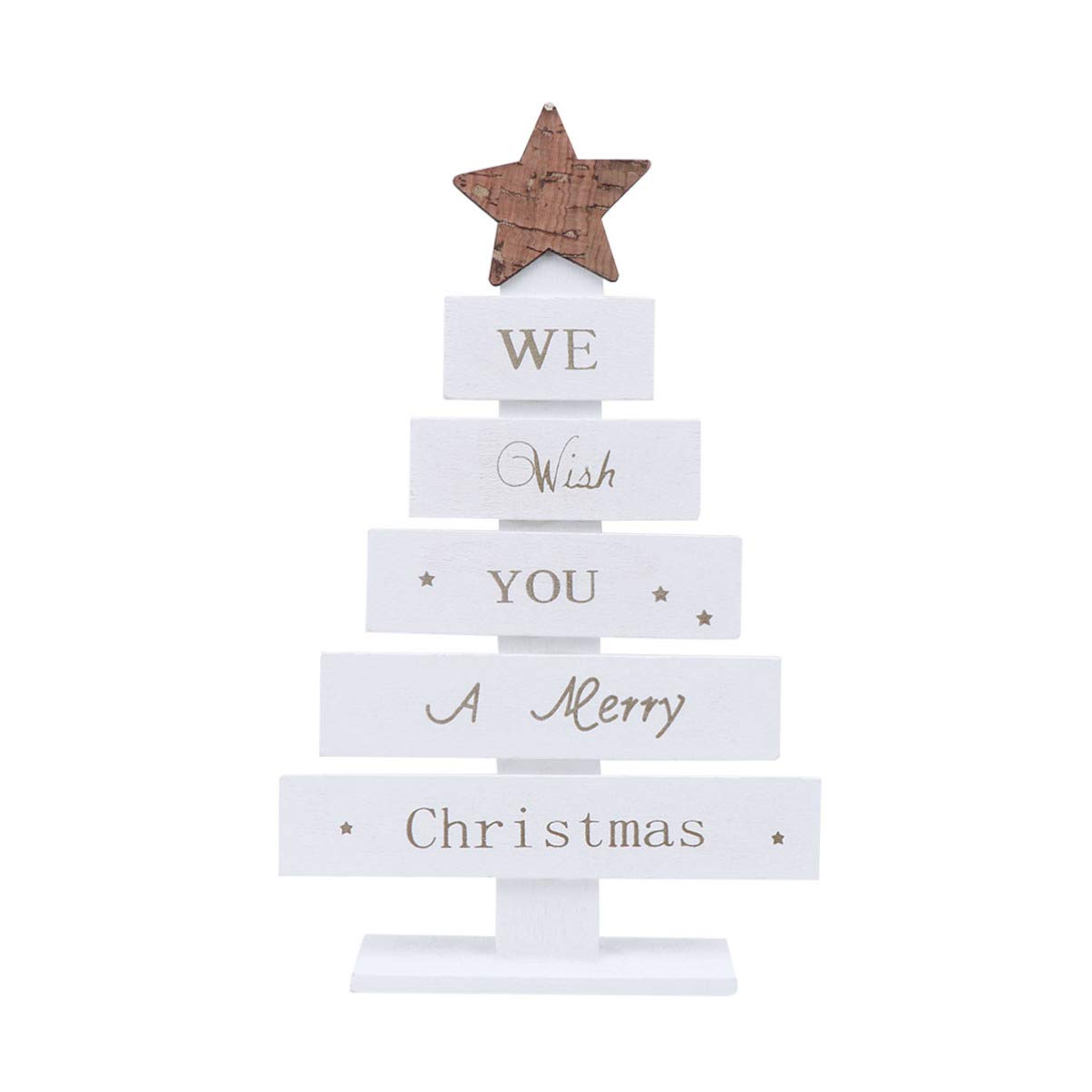 christmas tabletop plaque christmas party favors wood tree ornament wood collectibles table centerpiece desk topper artificial Table card Wooden