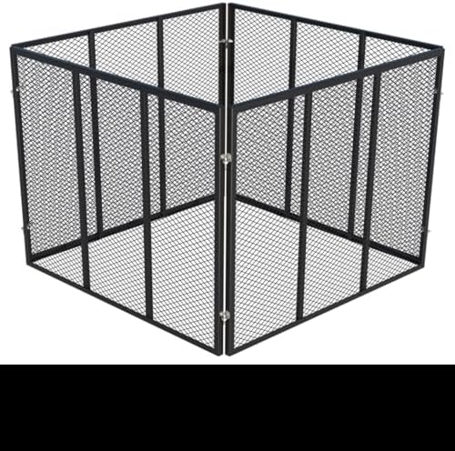 Bild 15 - Heimfleiss® Komposter Garten 100x100x75 cm | 750L Metallkomposter verzinkt & pulverbeschichtet | Metall Kompostbehälter für Rasenschnitt & Biomüll | Gartenkomposter mit Stecksystem | Kompost Behälter