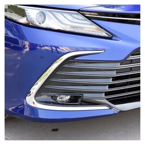 と互換性がある トヨタ カムリ LE XLE 2021 2022 2023 フロントバンパー 衝突回避トリム フォグランプ まぶた 眉毛ストリップ カーアクセサリーに対応