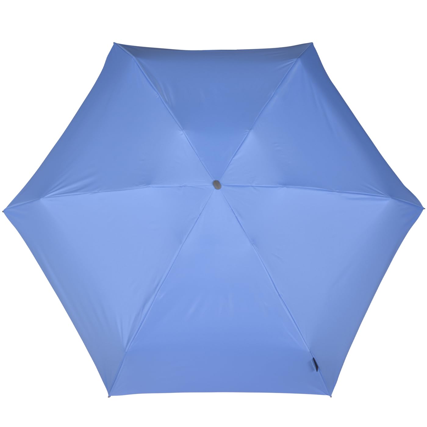 Knirps Ombrello tascabile da viaggio, Blu - rivestimento nero - protezione UV, 93