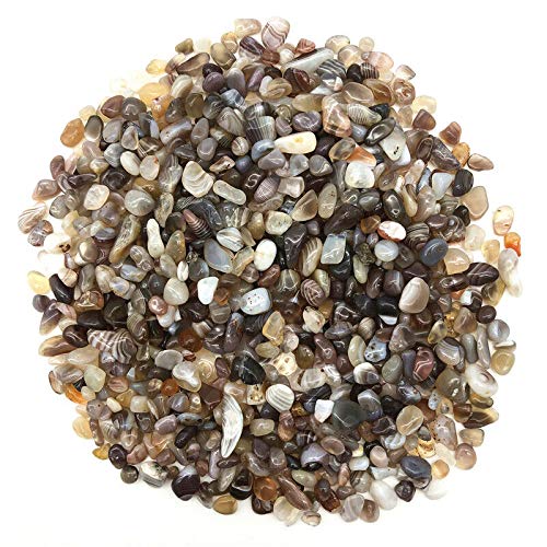 50g 5-7mm Cristallo Naturale Agata Ghiaia Roccia Adatta for Organizzare Vasi Riempitivi Acquari Giardini e Fontane Raccolta domiciliare