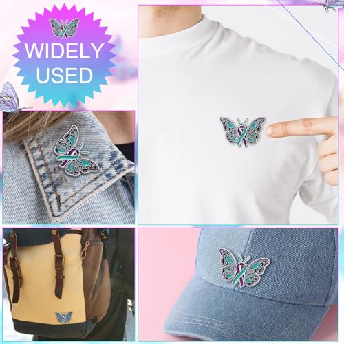 Tondiamo 50 Pcs World Suicide Prevention Day Lapel Pins Enamel Lapel Badges Gifts for Party Supplies Decoration Charity Event Supplies4