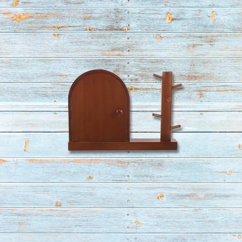 Placa de madera auténtica con veta retro y acabado artesanal 8