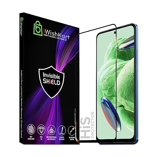 Image of compatible with HiS Poco M6 Plus 5G Tempered Glass [with warranty] screen protector guard Full Edge to Edge 9H Full Glue FHD with Easy Installation kit - Pack of 1