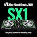 The Next Beat by Tiesto DJ Controller, SX1 Portable Control Deck with Audio Mixer, Beat Match, USB, & Dual Headphone Output - DJ Equipment for Beginner or Advanced/Pro-Am