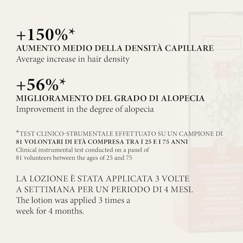 Lucens Lozione Energizzante Spray Prevenzione Caduta Capelli – Con Cellule Staminali D’Uva – Aumento Densità Capillare – 93% Origine Naturale – Vegan – Made In Italy, 100 Ml - 3