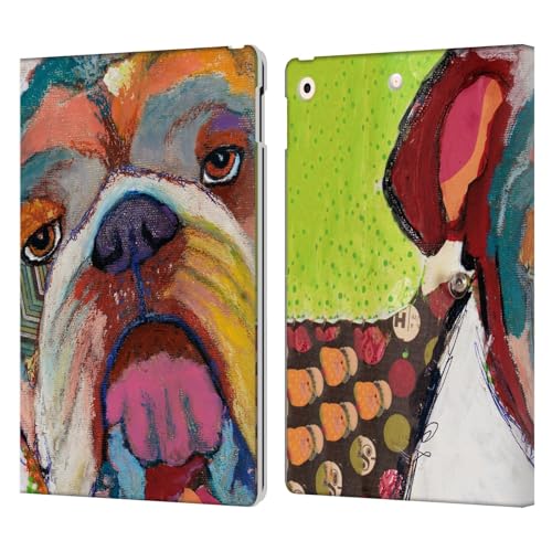 iPad 10.2 housse chien bouledogue Keck pour travailler au café avec style