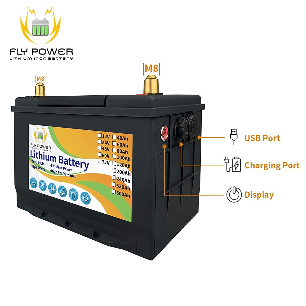 12v 40Ah LifePo4 Battery Deep Cycles with BMS Lithium Iron Phosphate