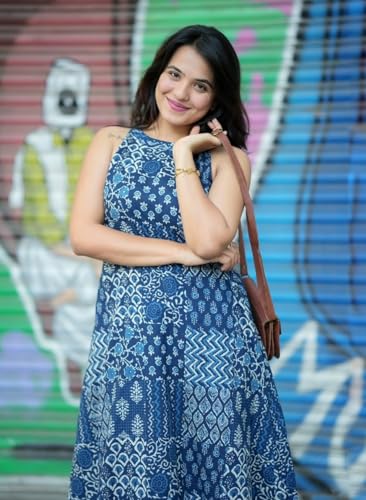 Image of Klosia Women Pure Cotton Kurta Palazzo Set | Sleeveless Printed Kurta with Palazzo Pants | Summer Friendly, Office Wear Co-Ord Set