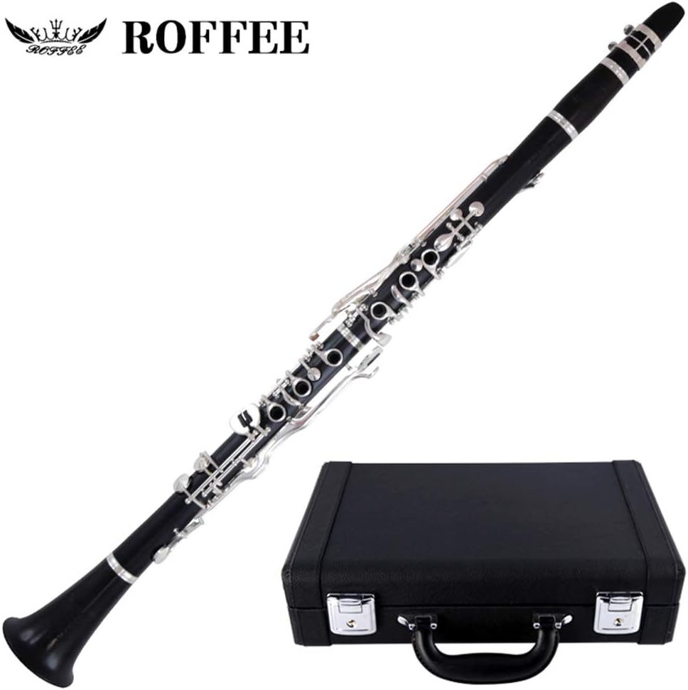 professional performance level ebony wood silver plated 20 keys 6 rings G tone 506 clarinet