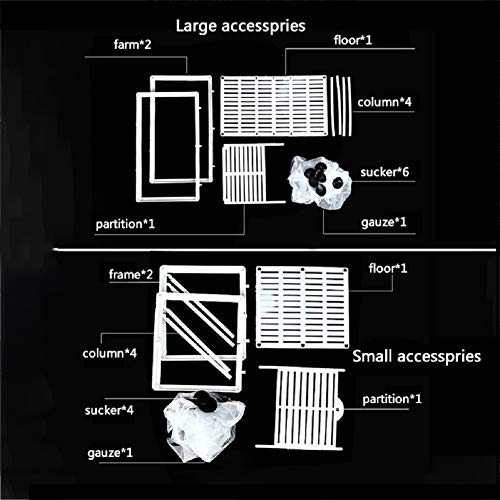 Xiangze - Incubatore per acquario, con ventosa