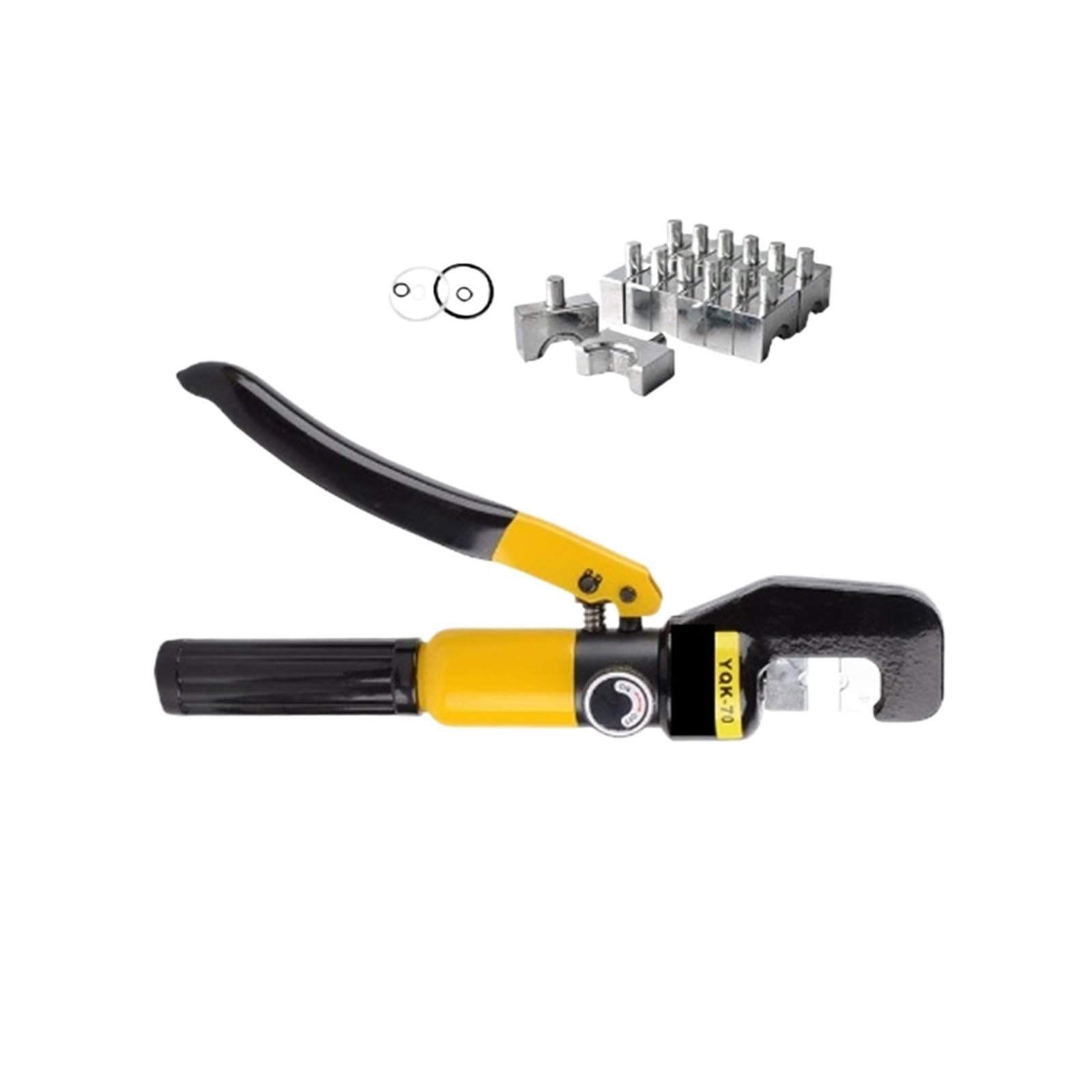 Hydraulic Crimping Tool, Hydraulic Crimping Plier Compression Tool YQK-70 Range 4-70MM2 Pressure 6T for Narrow Space