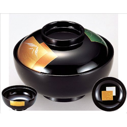 Amazon.com: せともの本舗 Bowl, 4.5 inch Senzai Round Bowl, Black