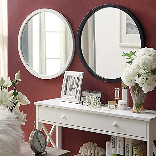 Miroir mural rond en bois rustique MU de qualité artisanale