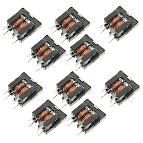 VILLFUL 10 Piezas Filtro de estrangulamiento de modo común inductor toroide inductancias electronica Inductancia de modo común filtrar bobina de choque Metal