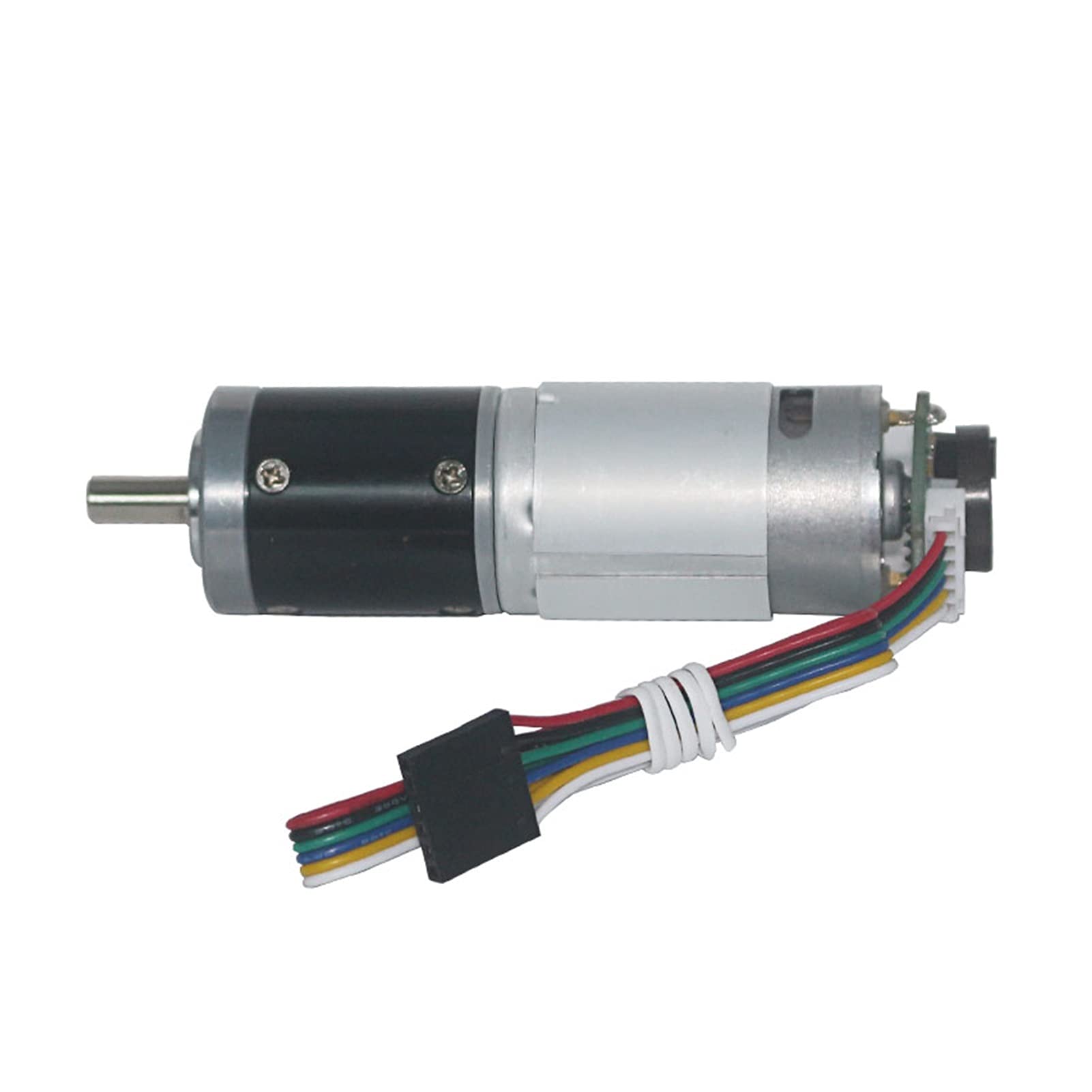 Motore DC Encoder Planet decelerazione Motoriduttori Silenzioso Grande coppia DC Motoriduttore epicicloidale Riduttore di velocità Motore: 12V 340 RPM)