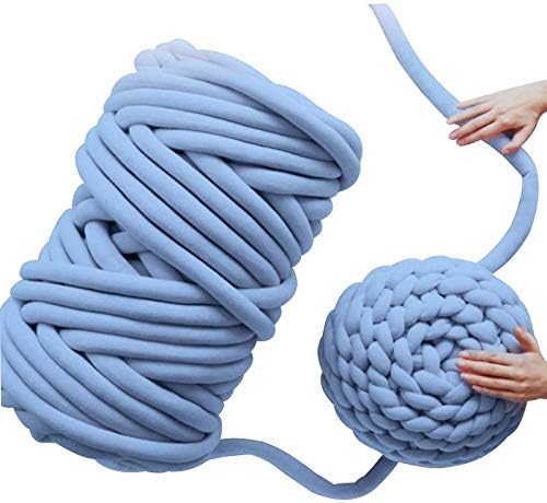 Hilo grueso de 17.64oz, manta de punto súper voluminosa para tejer alfombras de ganchillo, hilo grueso, hilo súper grueso para tejer, sombreros de