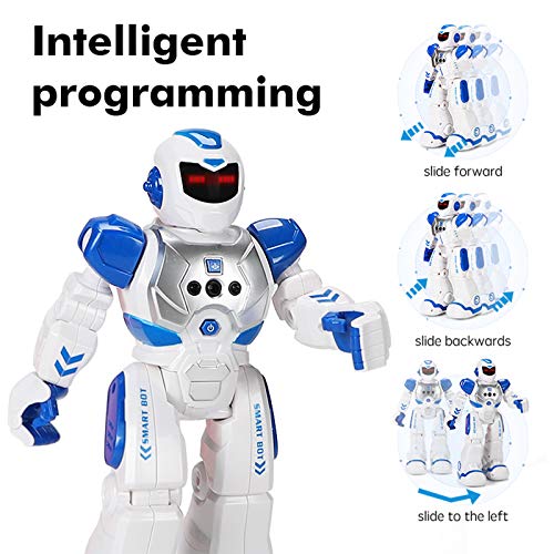 Zwbfu Robô inteligente para crianças RC Gesture Sensing Robot Canto Dança Brinquedo programável Educ