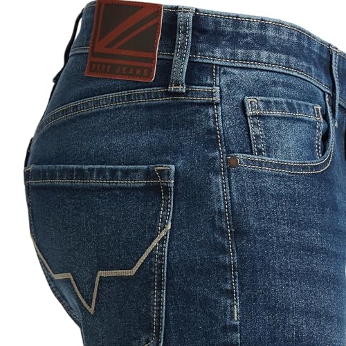 Image of Pepe Jeans Men's Regular Fit Jeans | Mid Rise | Holborne Fit | Jeans for Man