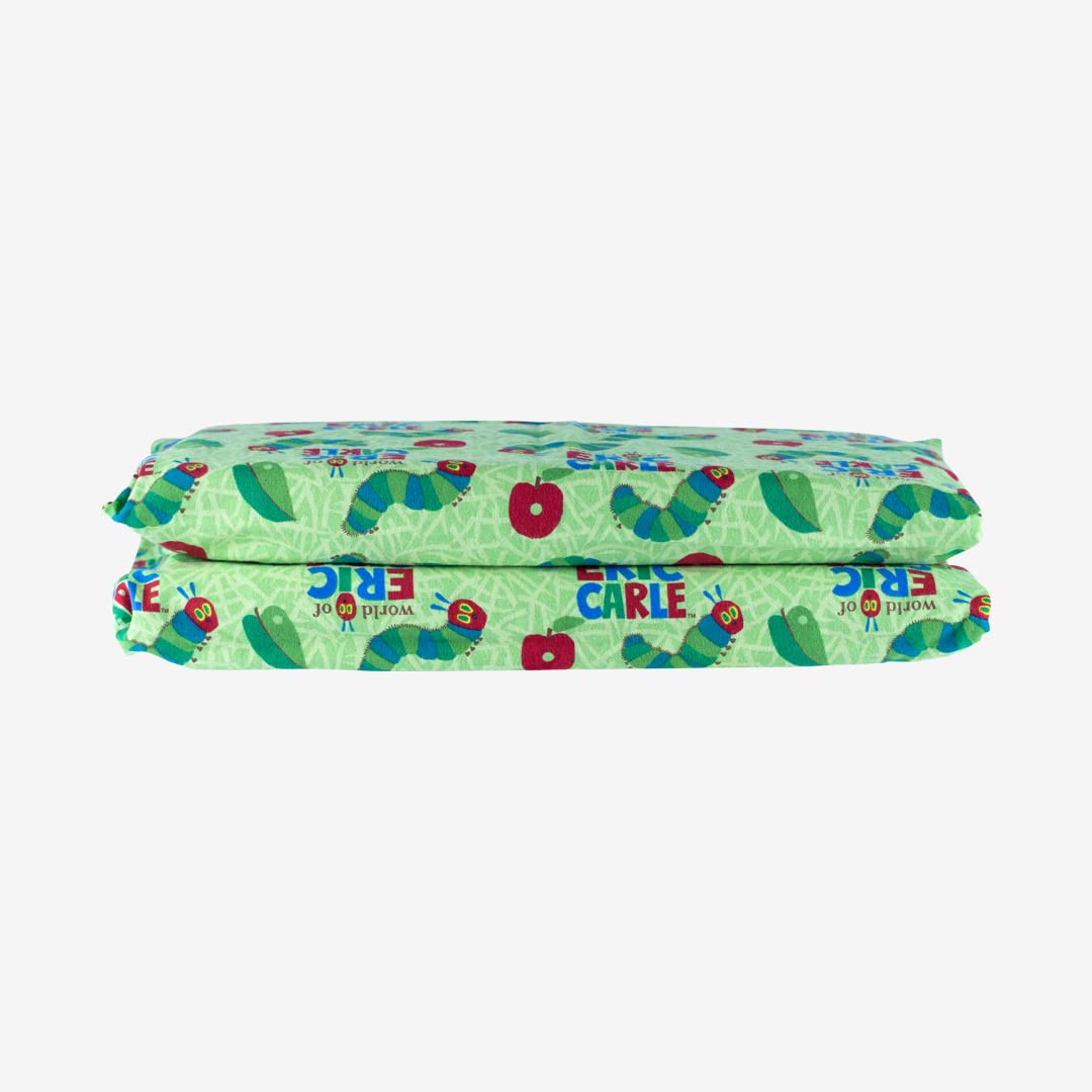 KinderMat Sheets Eric Carle - Full Nap Mat Washable Cover, The Very Hungry Caterpillar™ - Regular, 47