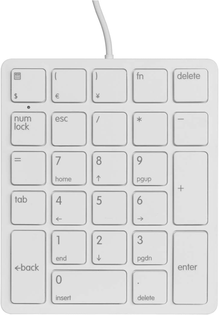 Numeric Keypad Wired Numpad 26 keys Portable Keypad USB External Mini Slim Keyboard Magicforce