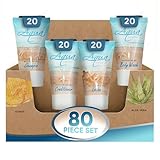 Aqua Organics Hotel Soaps & Toiletries Bulk Set | 1-Shoppe Amenities Kit | 1oz Shampoo & Conditioner, Body Wash, Lotion | Travel Size | 80 Pieces