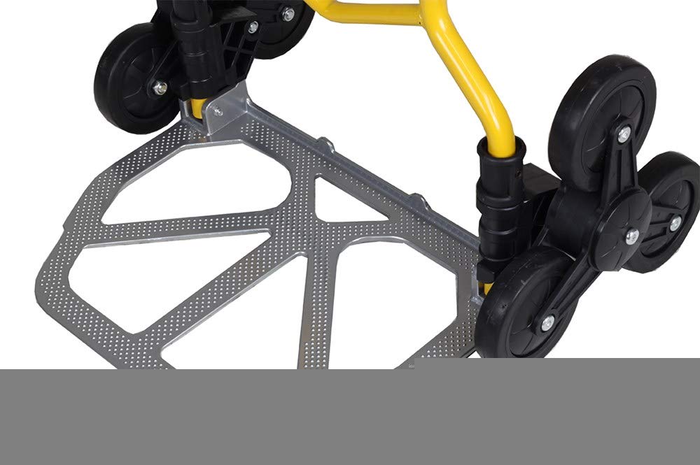 Svelt Carrello Saliscale Pieghevole in Acciaio – Compatto, Leggero, Portata fino a 70 Kg