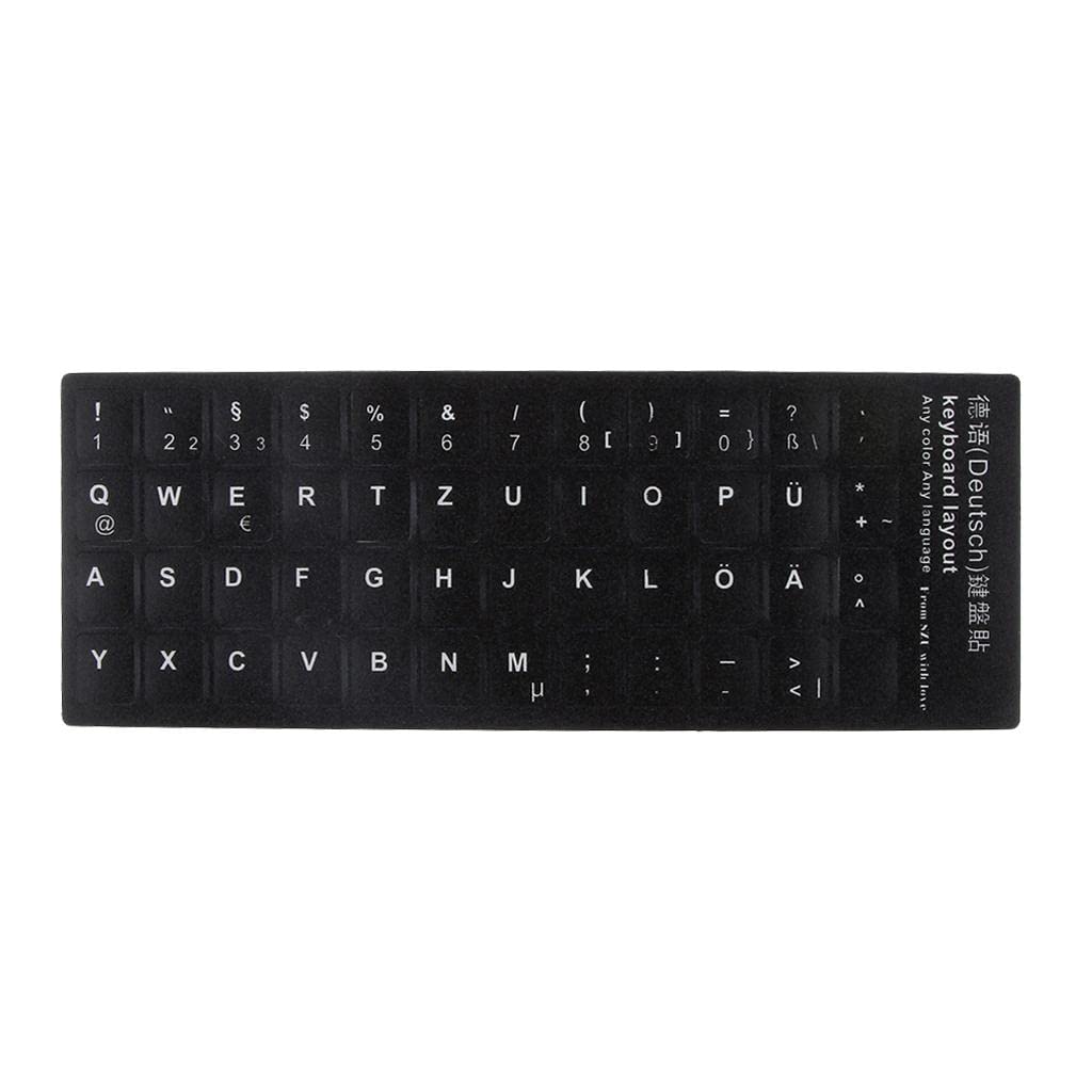 ATORSE German Letters Keyboard Cover Sticker Protector Compatible with 10-17" Laptop Notebook-picture-20