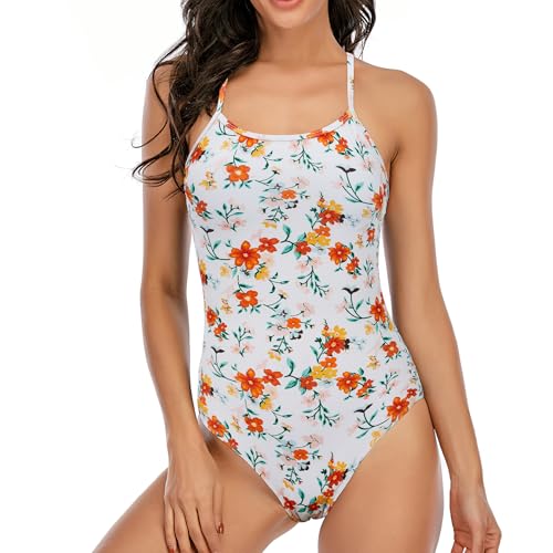 Image of Century Star Women Athletic One Piece Swimsuits-2026 Training Bathing Suits for Teens Juniors