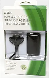 Bateria Recarregável + Cabo Carregador Para Controle Wireless de Xbox 360