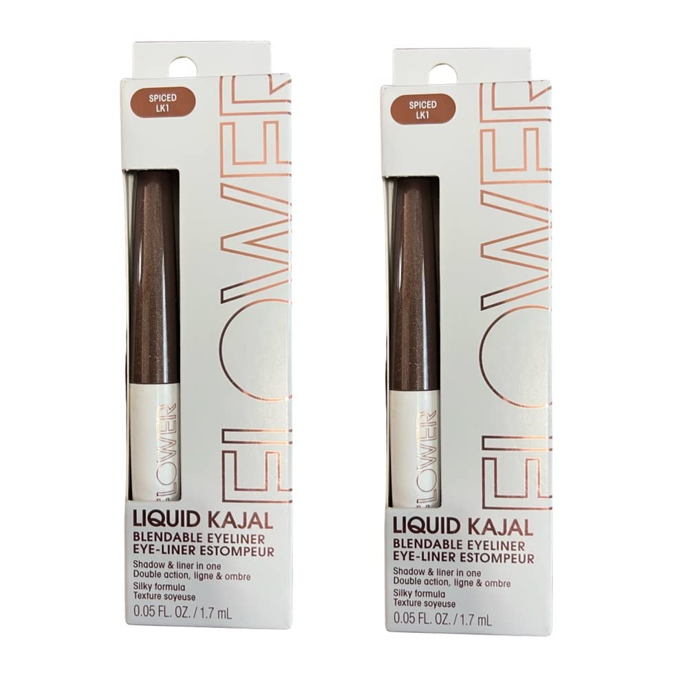 FLOWER BEAUTY Pack of 2 Liquid Blendable Eyeliner, Spiced LK1