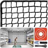 SAPLIZE Golf Netting with Target Cloth and Rope, Heavy Duty Golf Practice Barrier Net, DIY Hitting Net for Golf, Baseball, Hockey, Soccer, 10x7ft