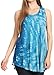 Produktbild Sakkas 18806 - Saba Womens Summer Casual Tägliche Krawatte-Farbstoff Tunika Tank Top Light und Soft - Turq - OS
