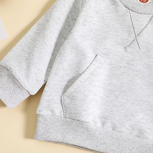 Toddler Boy's Casual Tracksuit Long Sleeve Sweatshirt Tops + Pants 2PCS Sweatsuit Clothes 5 51YKP9bnvCL. AC