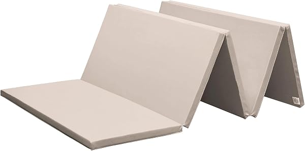 KaRaDaStyle 体操マット 折りたたみ プレイマット 子供 ヨガ ストレッチ 鉄棒 跳び箱 運動 厚手 防音 防水 室内 家庭用 エクササイズ スポーツ 190×80×3cm - 1