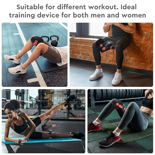 Keria Thigh Trainer Thigh Exerciser Kegel Leg Exercise Machine Resistance Adjustable 0-77LB ,Enhanced Resistance Hip and Pelvis Trainer,Inner Thigh Exerciser for Man Woman Home Workout