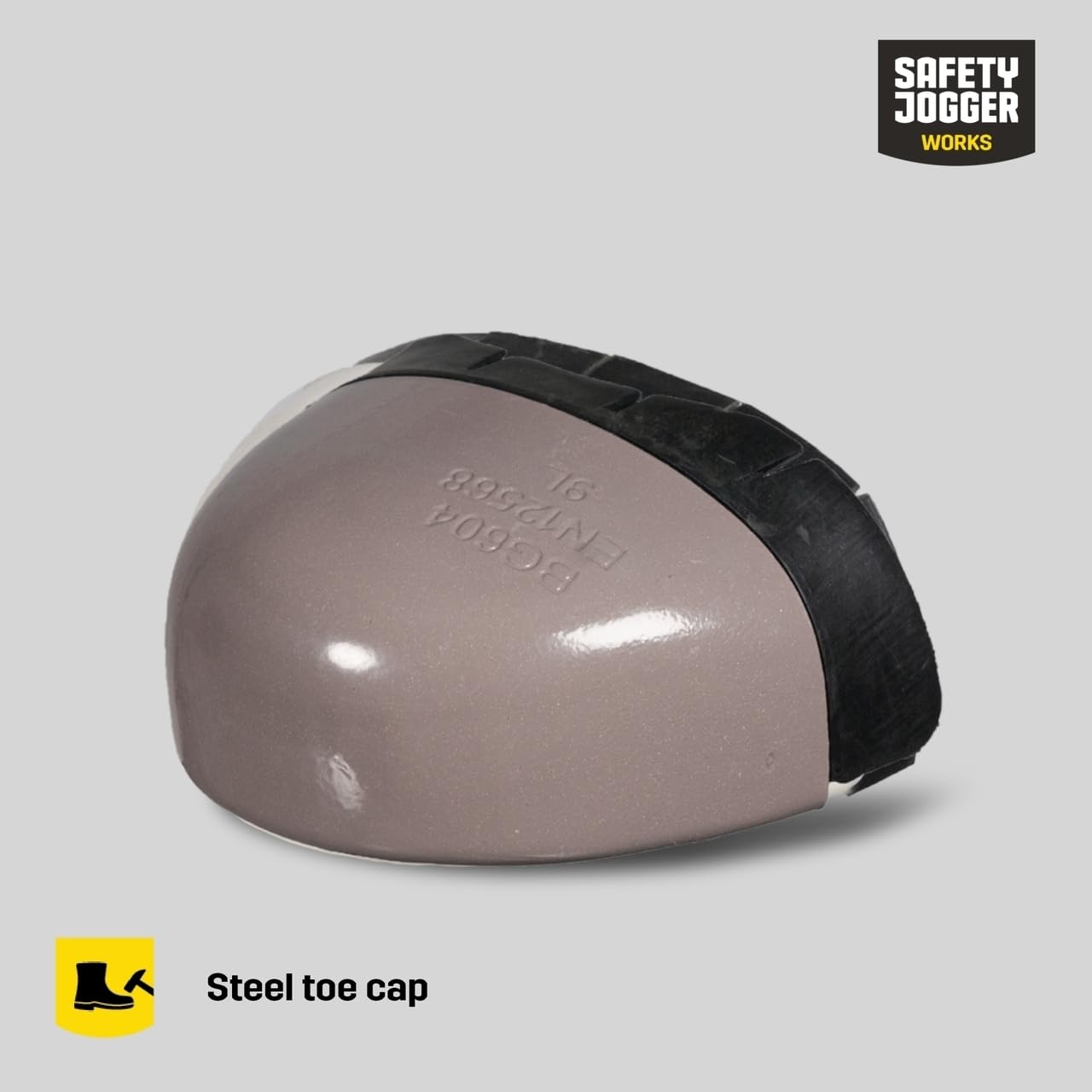 SAFETY JOGGER Obuwie ochronne - Vesuvio S3 - wodoodporne skórzane buty robocze ze stalowym noskiem, antypoślizgowa podeszwa, odporna na przebicie, dla mężczyzn i kobiet, czarny, 43 EU