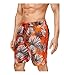 Calvin Klein Men's Microfiber Palm Print Volley Swim Trunk