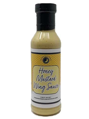 Premium  Salsa de alas de mostaza de miel  Elaborada en pequeños lotes con especias frescas de granja para un sabor y ralladura prémium