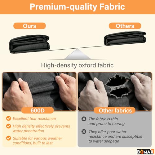 Image of Griddle Cover for Blackstone 17 Inch 22 Inch Griddle with Hood and Stand, Heavy Duty 600D Polyester Grill Cover for Blackstone 22 Inch Griddle Cover 22 inch Blackstone Grill Cover