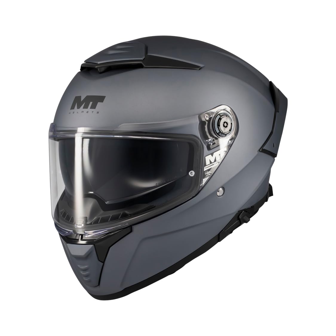 MT Helmets Thunder 4 SV – Casco Moto Integral con Visor Solar Full Vision, Pantalla Antivaho Compatible con Pinlock, Interior Lavable y Calota HIRP | Homologado ECE 22.06 & DOT
