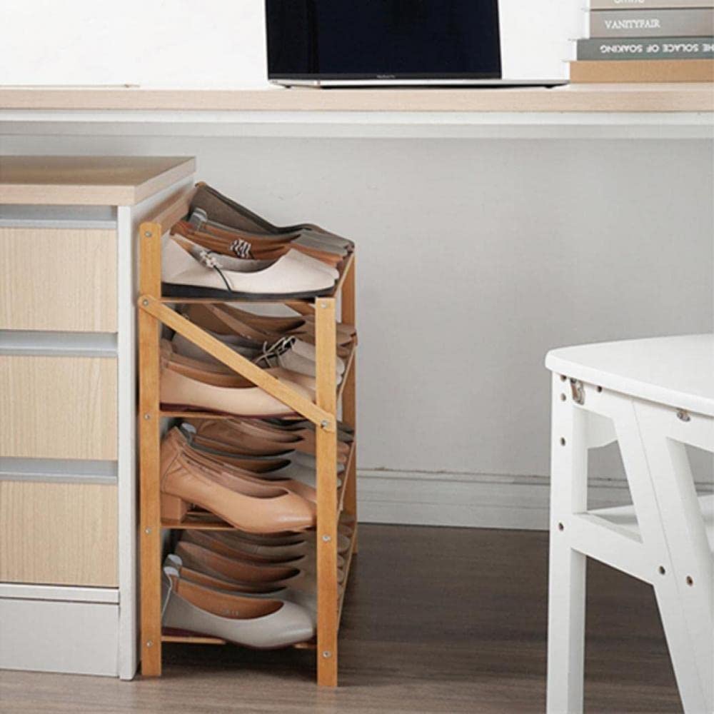 Amazon | Shilanmei シューズラック 組み立て不要 折りたたみ式 靴棚