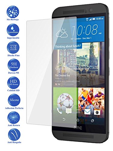 Todotumovil Protector de Pantalla HTC One M9 de Cristal Templado Vidrio 9H para movil