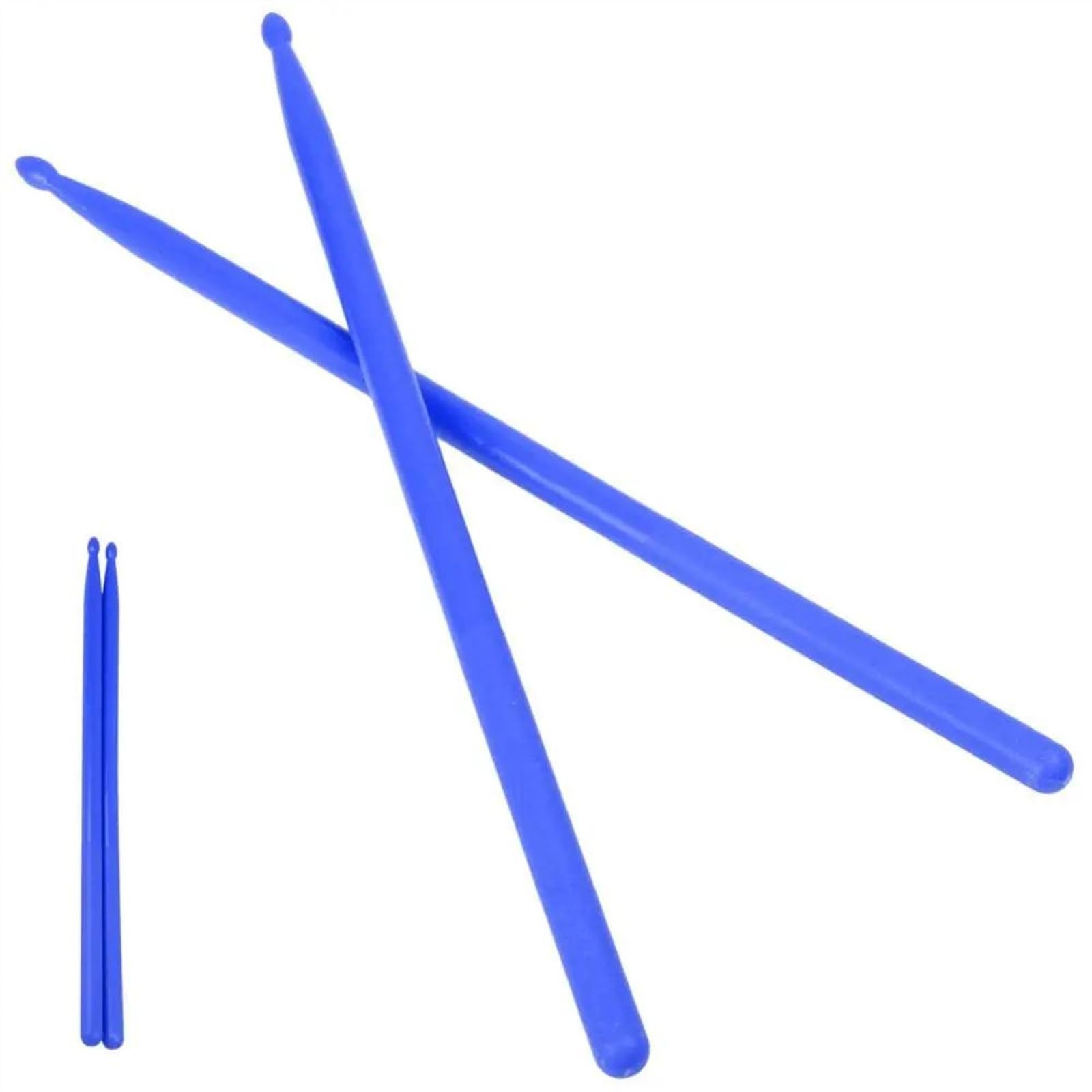 2 Paar Trommelstöcke 5A Buntes Nylonmaterial Langlebige Trommelstöcke Jazz Drum Übungstrommelstöcke Trommelstöcke für Anfänger (Color : Blue)